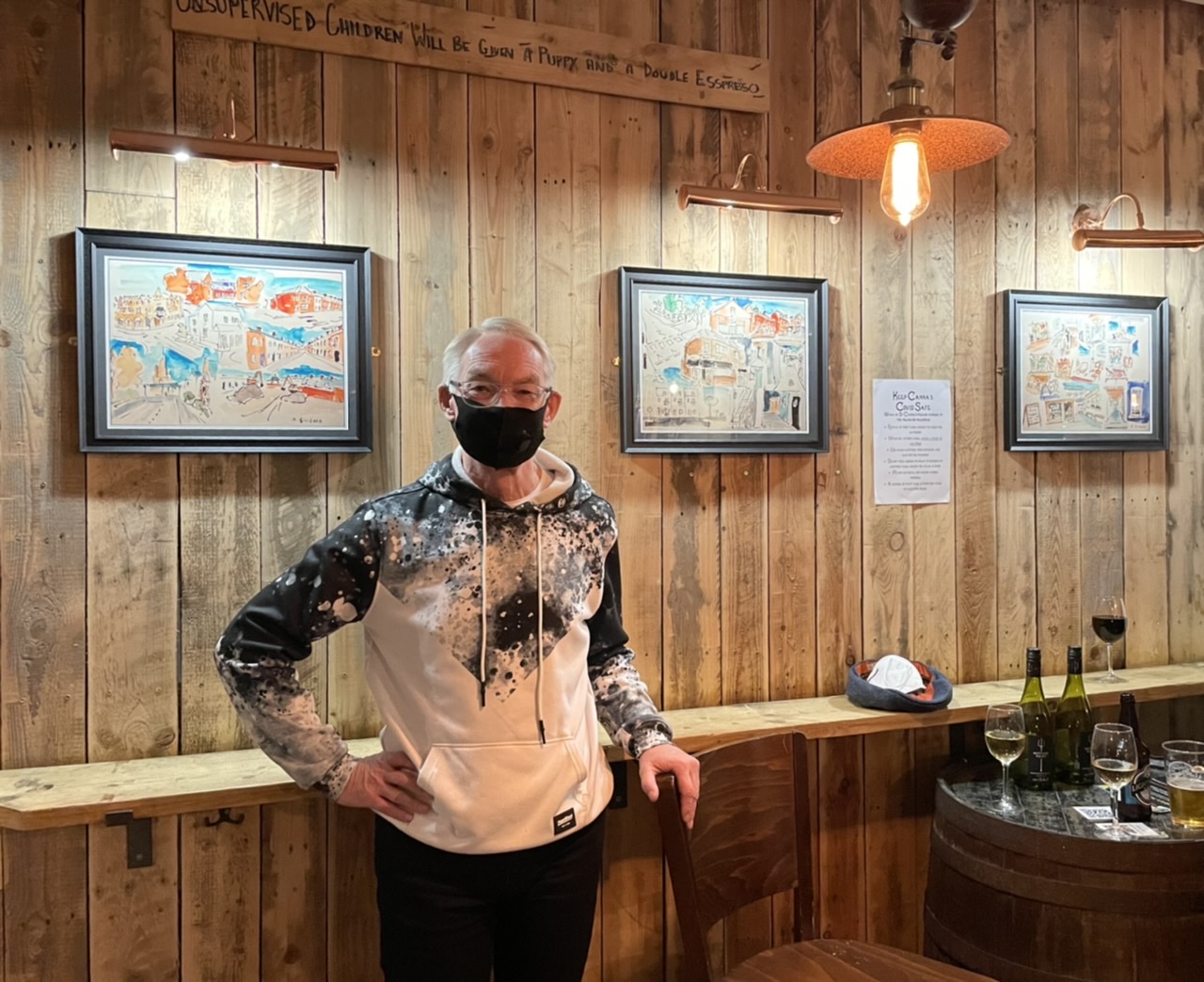 Cardiff Artist Martin Briggs’ Walk To The Studio